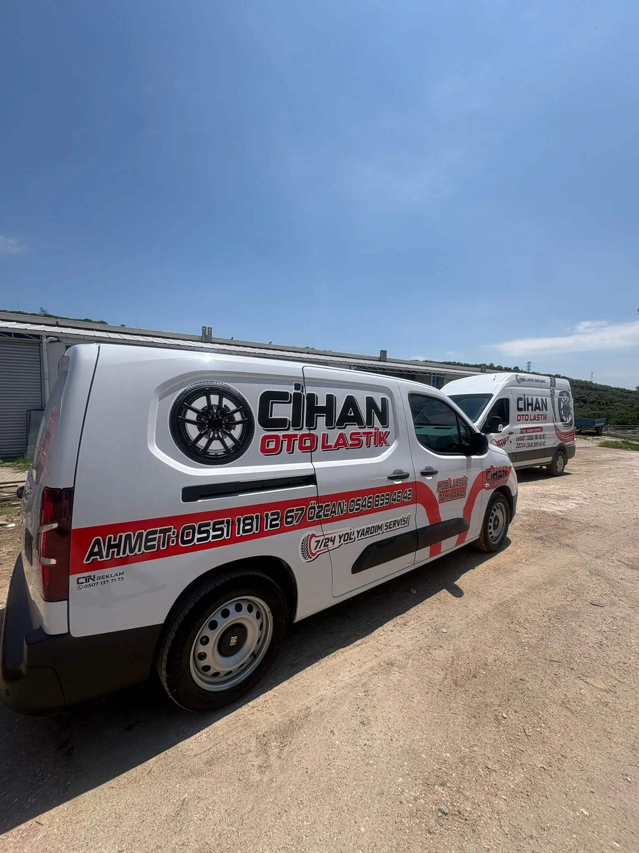 Cihan Oto Lastik mobil servis aracı